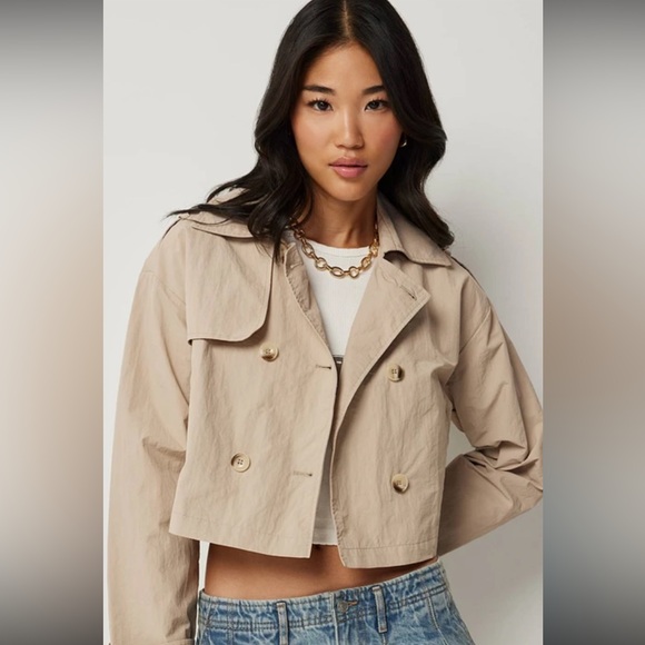 Ardene Jackets & Blazers - Women’s cropped trench jacket from Ardene